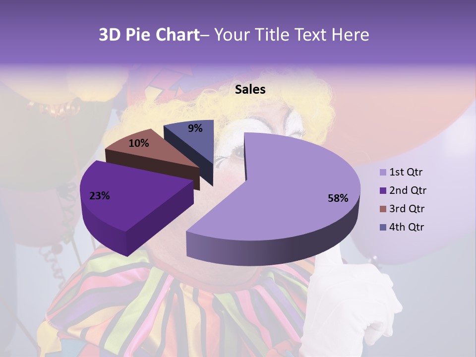 Colorful Clown PowerPoint Template