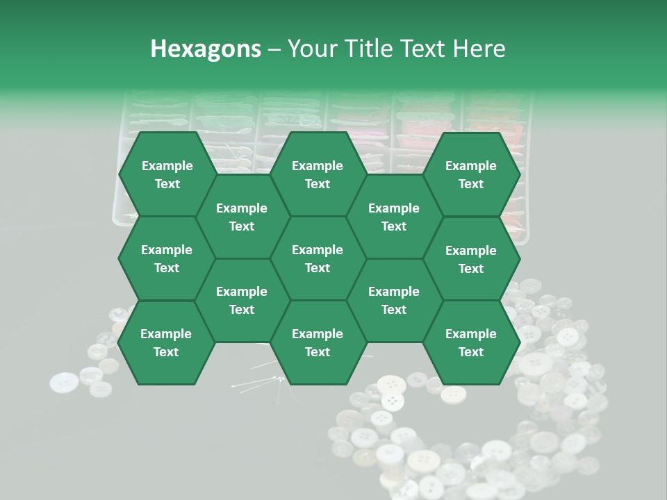 Spool Thimble Needlework PowerPoint Template