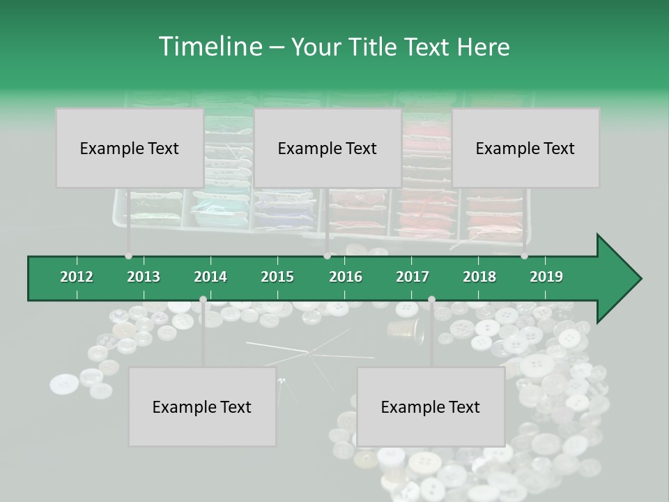 Spool Thimble Needlework PowerPoint Template