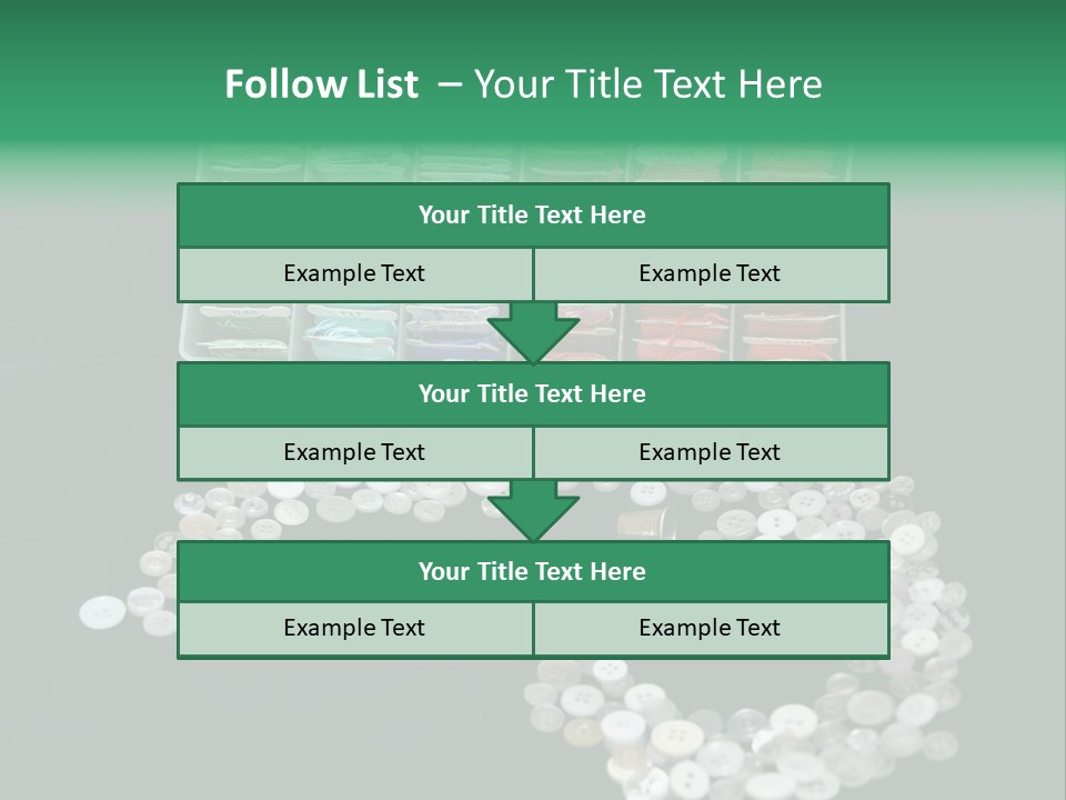 Spool Thimble Needlework PowerPoint Template