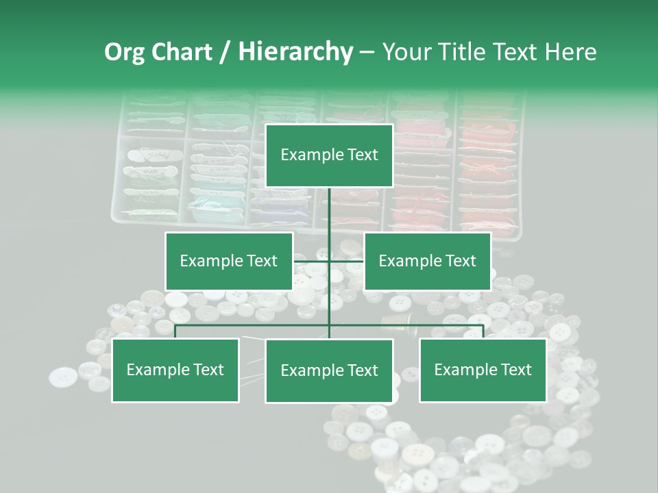 Spool Thimble Needlework PowerPoint Template