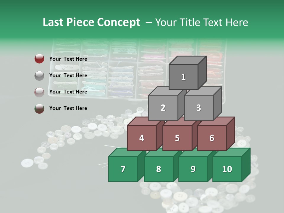 Spool Thimble Needlework PowerPoint Template