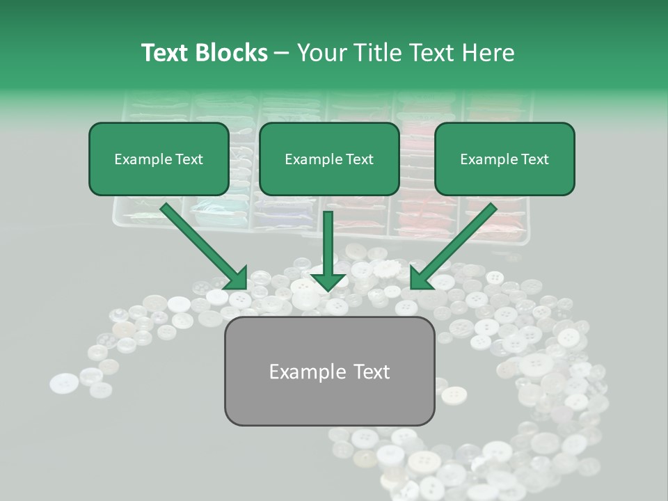 Spool Thimble Needlework PowerPoint Template