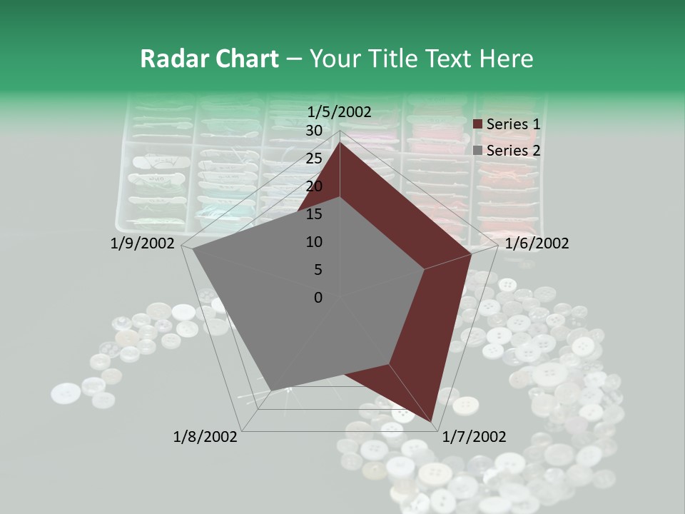 Spool Thimble Needlework PowerPoint Template
