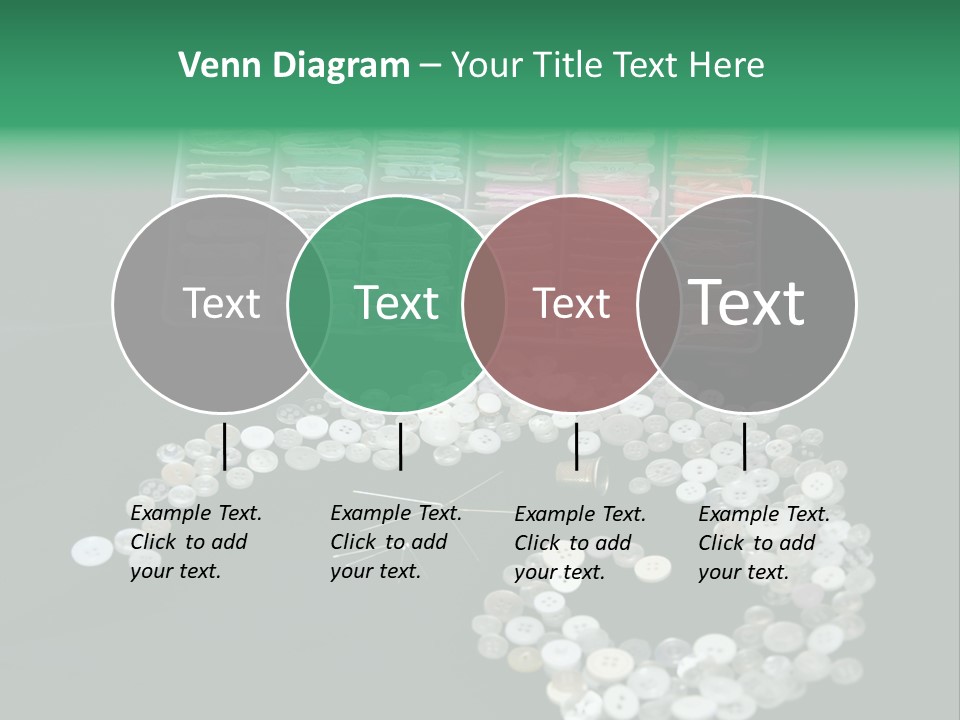 Spool Thimble Needlework PowerPoint Template