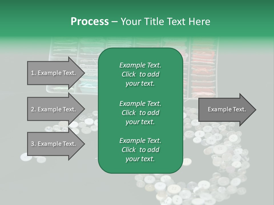 Spool Thimble Needlework PowerPoint Template