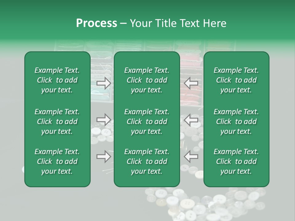 Spool Thimble Needlework PowerPoint Template