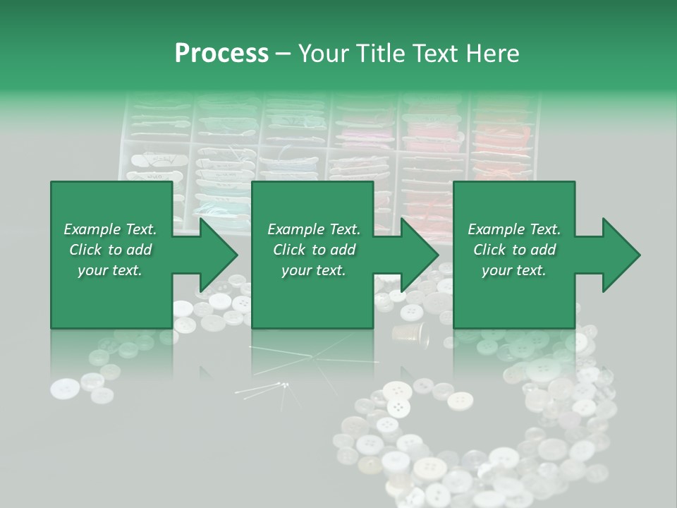 Spool Thimble Needlework PowerPoint Template