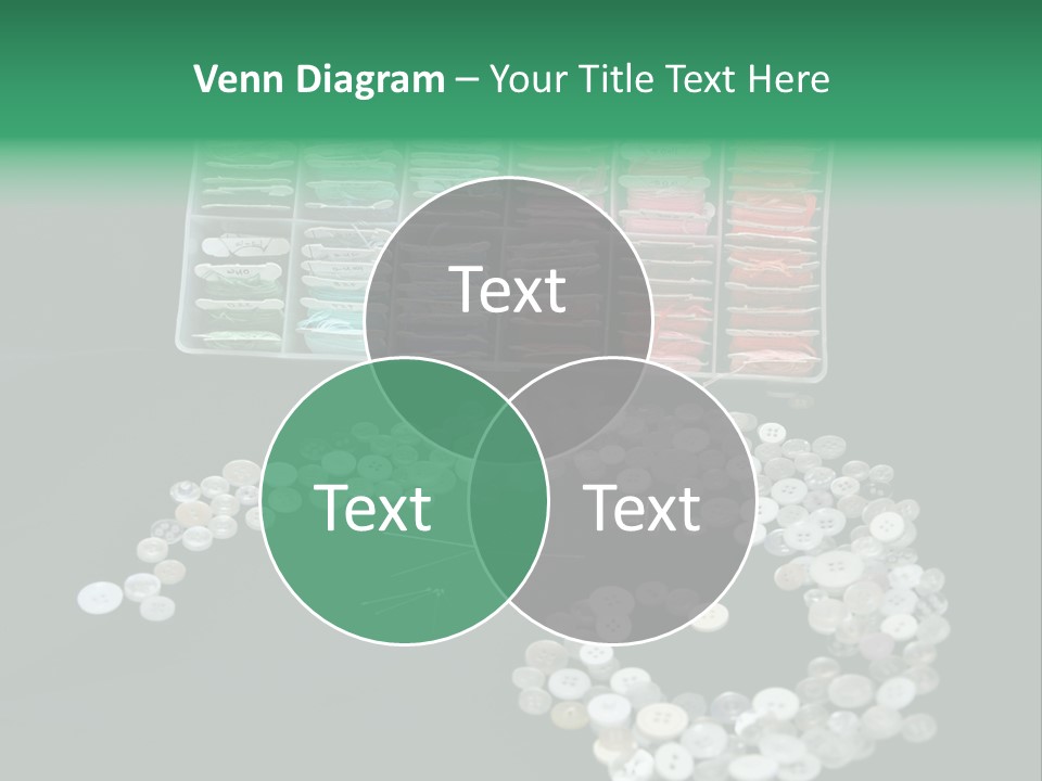 Spool Thimble Needlework PowerPoint Template