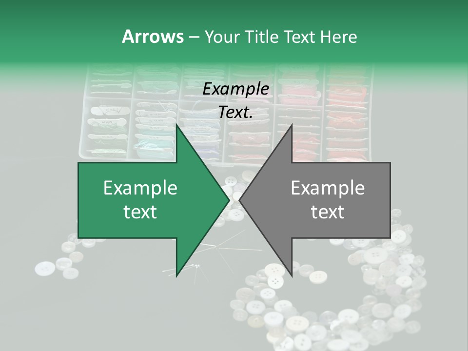 Spool Thimble Needlework PowerPoint Template