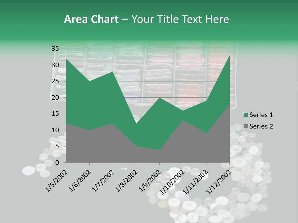 Spool Thimble Needlework PowerPoint Template