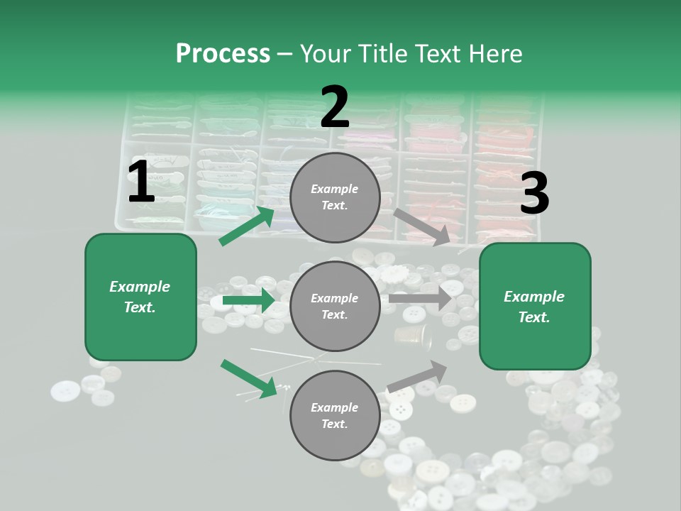 Spool Thimble Needlework PowerPoint Template