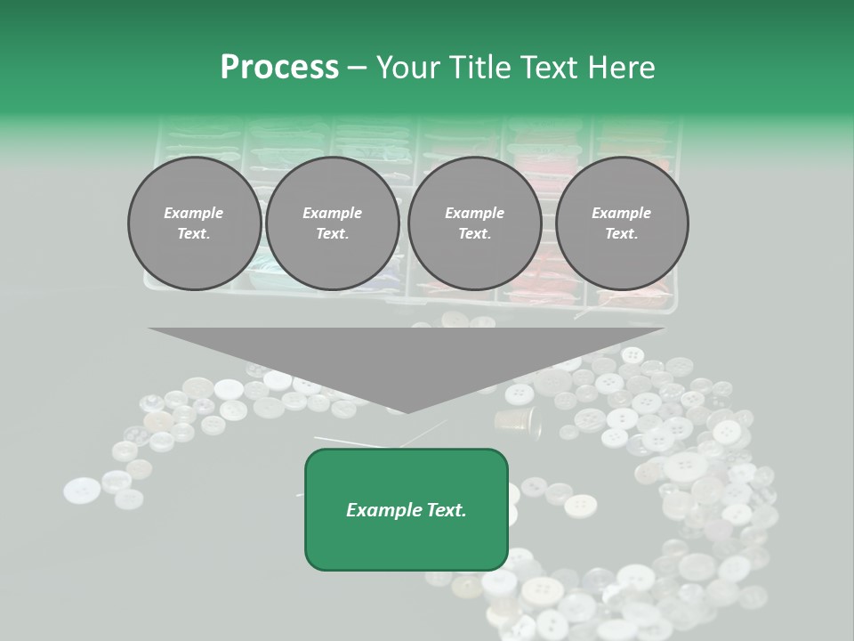 Spool Thimble Needlework PowerPoint Template