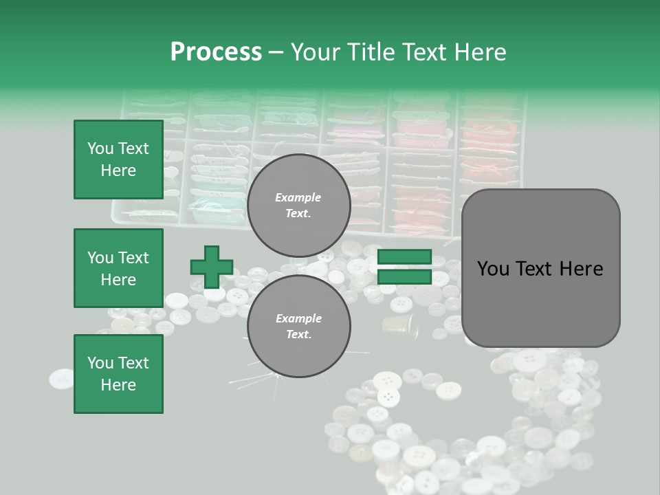 Spool Thimble Needlework PowerPoint Template