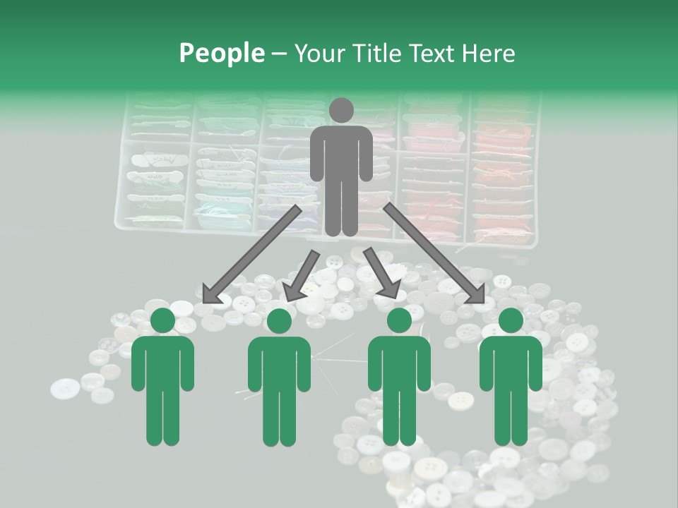 Spool Thimble Needlework PowerPoint Template