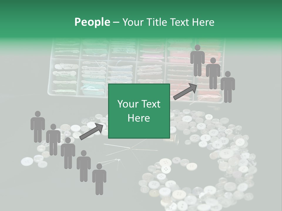 Spool Thimble Needlework PowerPoint Template