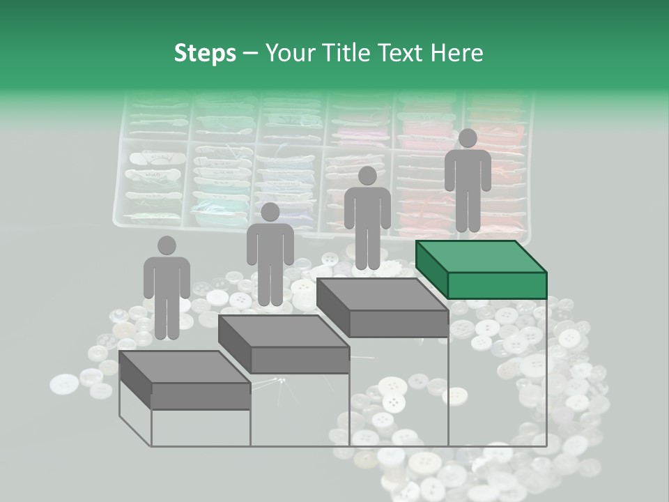 Spool Thimble Needlework PowerPoint Template