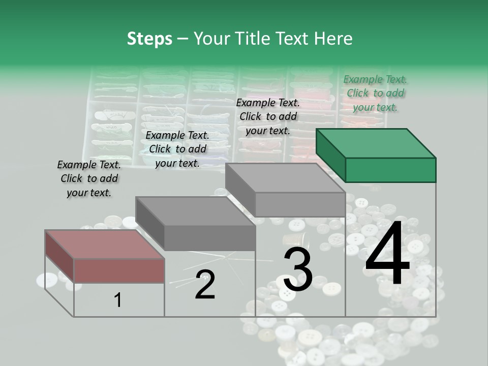 Spool Thimble Needlework PowerPoint Template