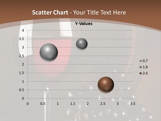 Wood Grapes Glass PowerPoint Template