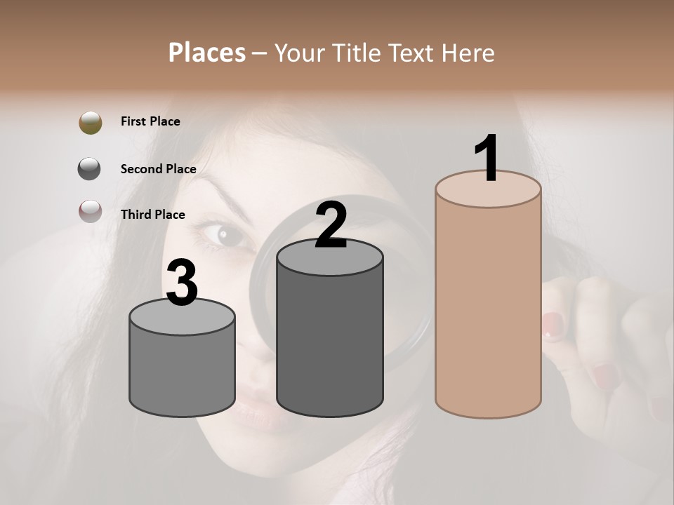 Watching Detail Humor PowerPoint Template