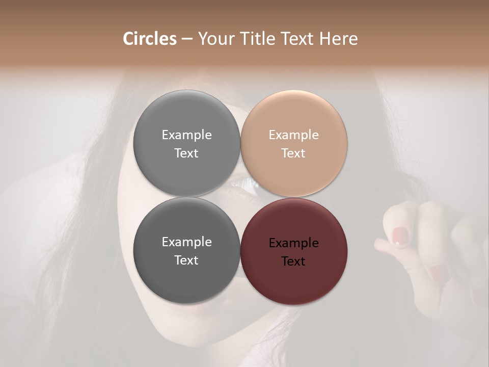 Watching Detail Humor PowerPoint Template