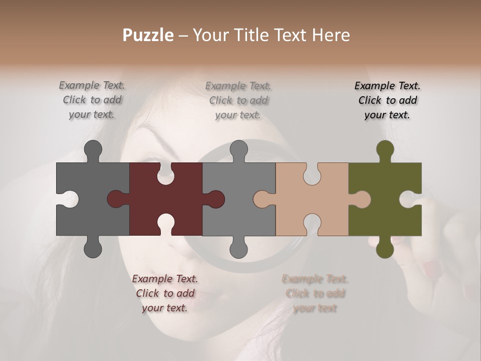 Watching Detail Humor PowerPoint Template