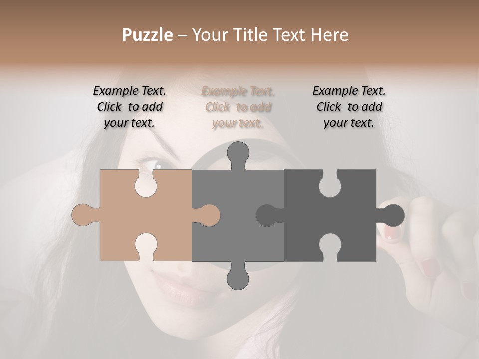 Watching Detail Humor PowerPoint Template