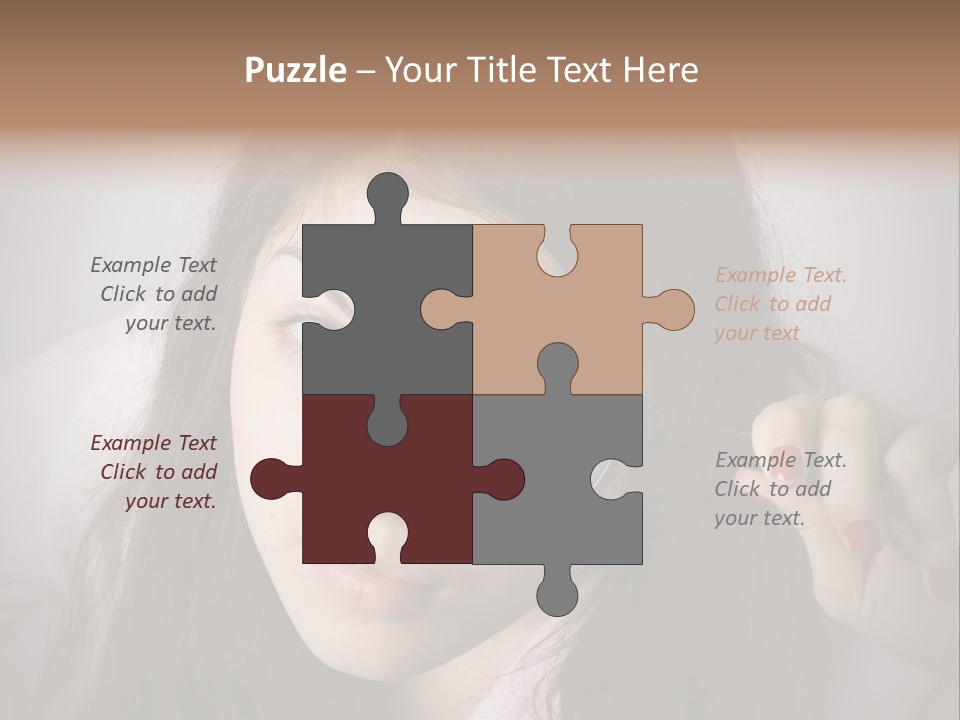 Watching Detail Humor PowerPoint Template