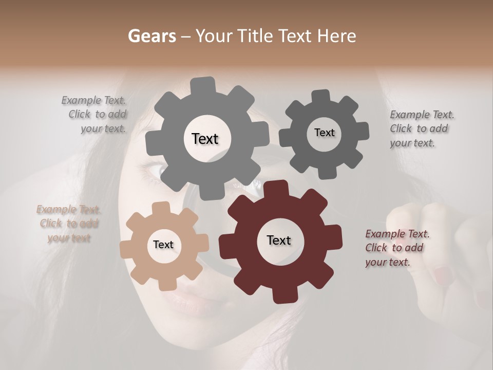 Watching Detail Humor PowerPoint Template