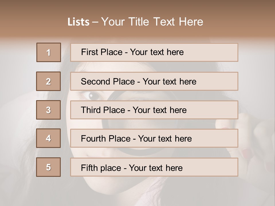 Watching Detail Humor PowerPoint Template