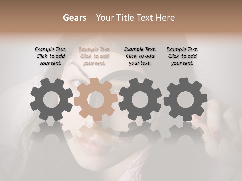 Watching Detail Humor PowerPoint Template