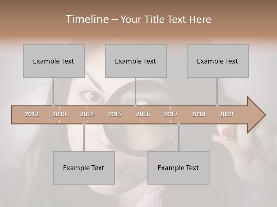 Watching Detail Humor PowerPoint Template