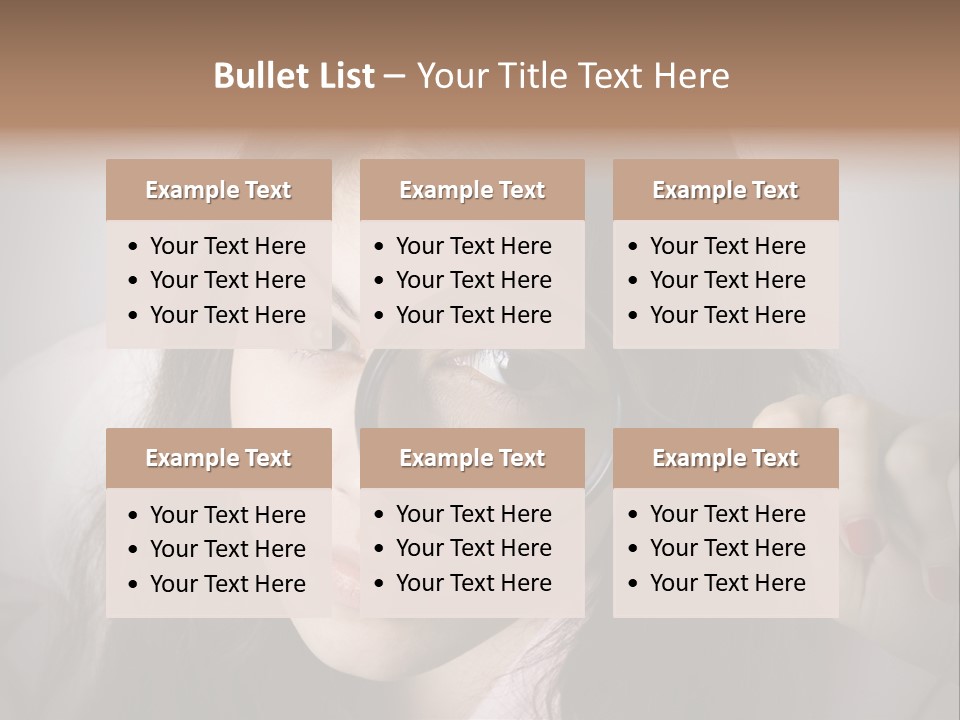 Watching Detail Humor PowerPoint Template