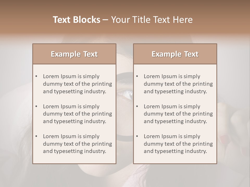 Watching Detail Humor PowerPoint Template