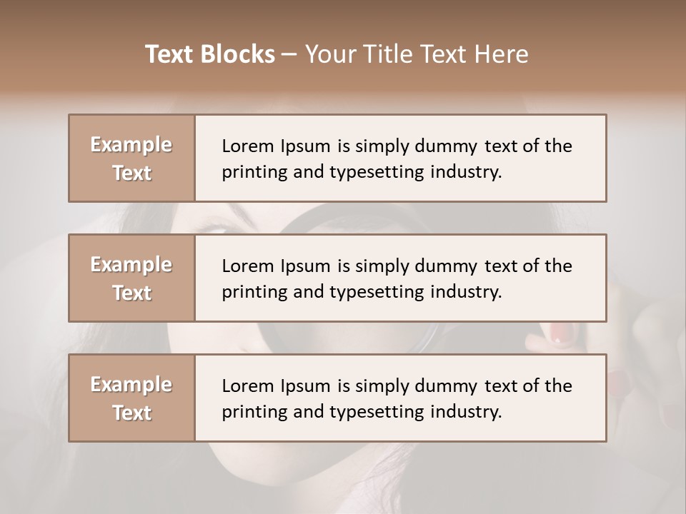 Watching Detail Humor PowerPoint Template