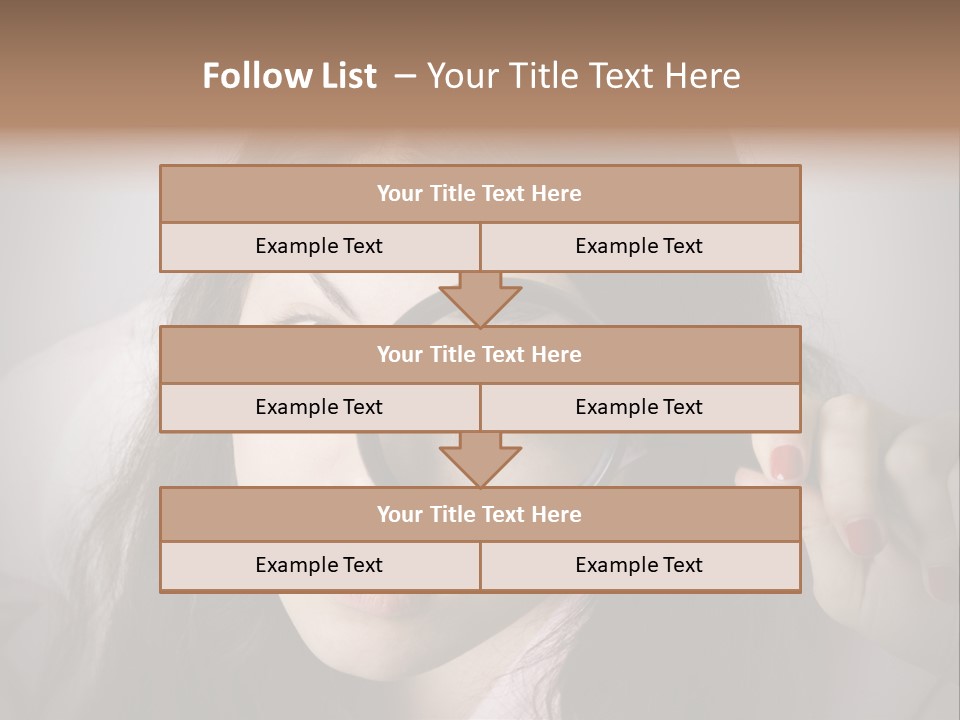 Watching Detail Humor PowerPoint Template