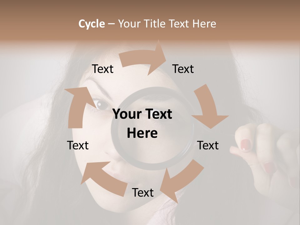 Watching Detail Humor PowerPoint Template