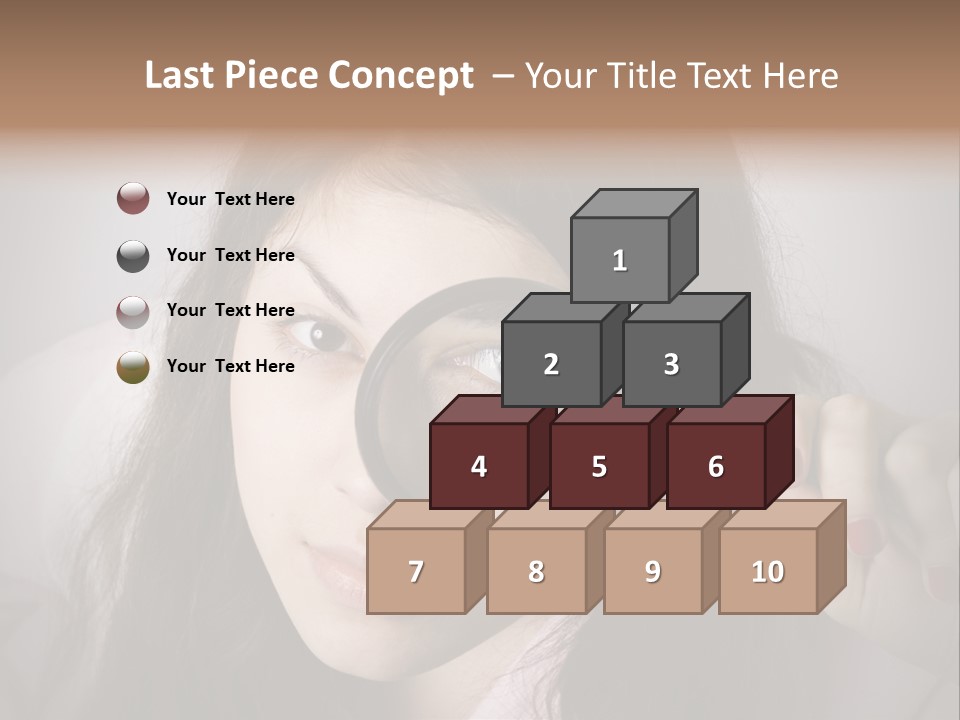 Watching Detail Humor PowerPoint Template