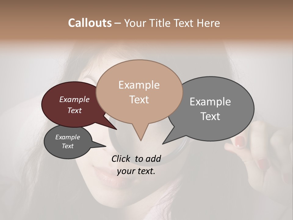 Watching Detail Humor PowerPoint Template