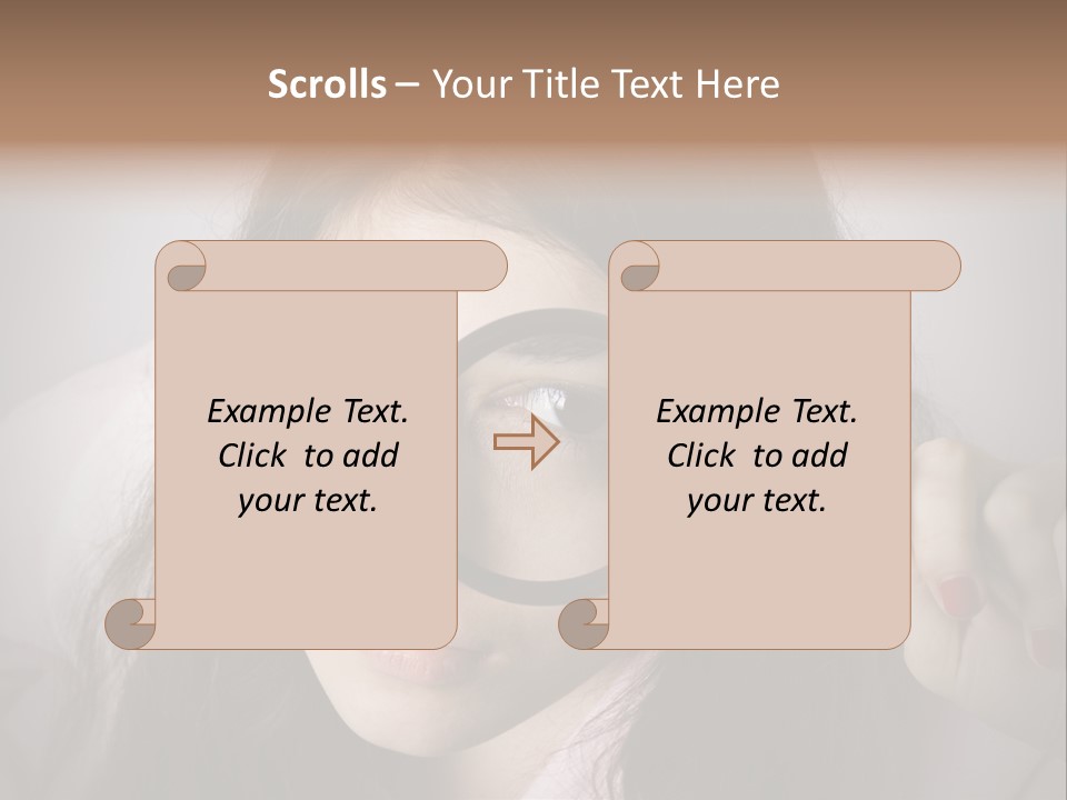 Watching Detail Humor PowerPoint Template