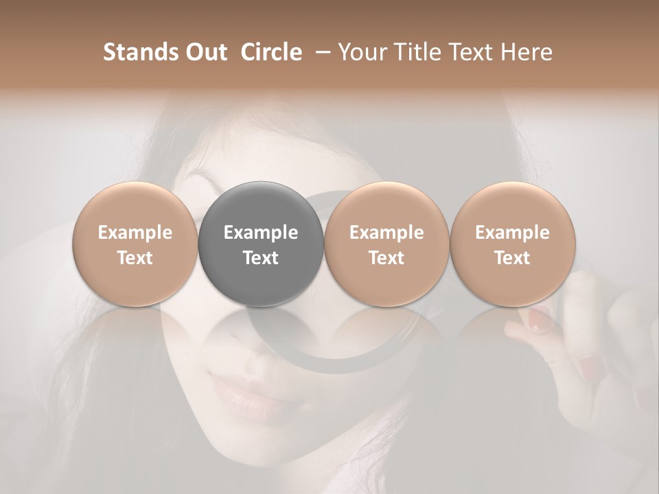 Watching Detail Humor PowerPoint Template