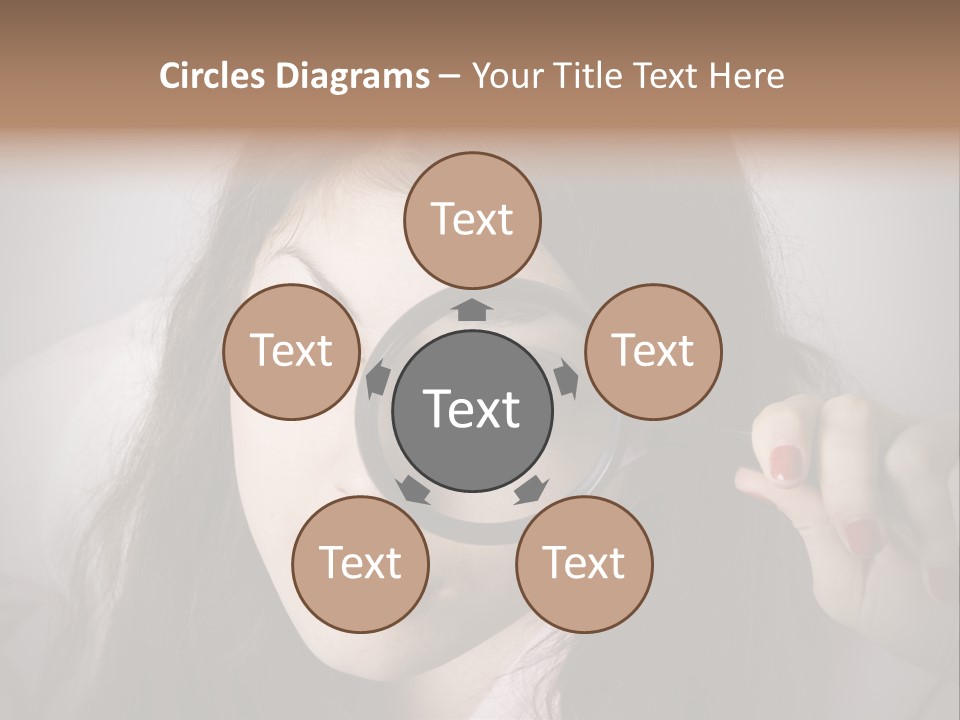 Watching Detail Humor PowerPoint Template