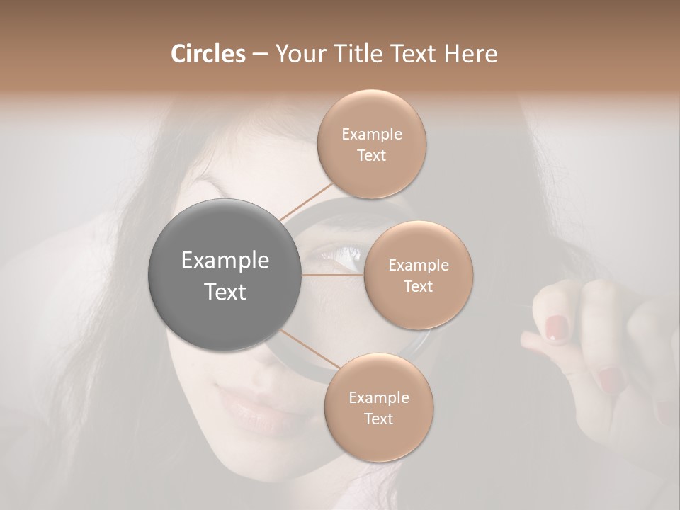 Watching Detail Humor PowerPoint Template