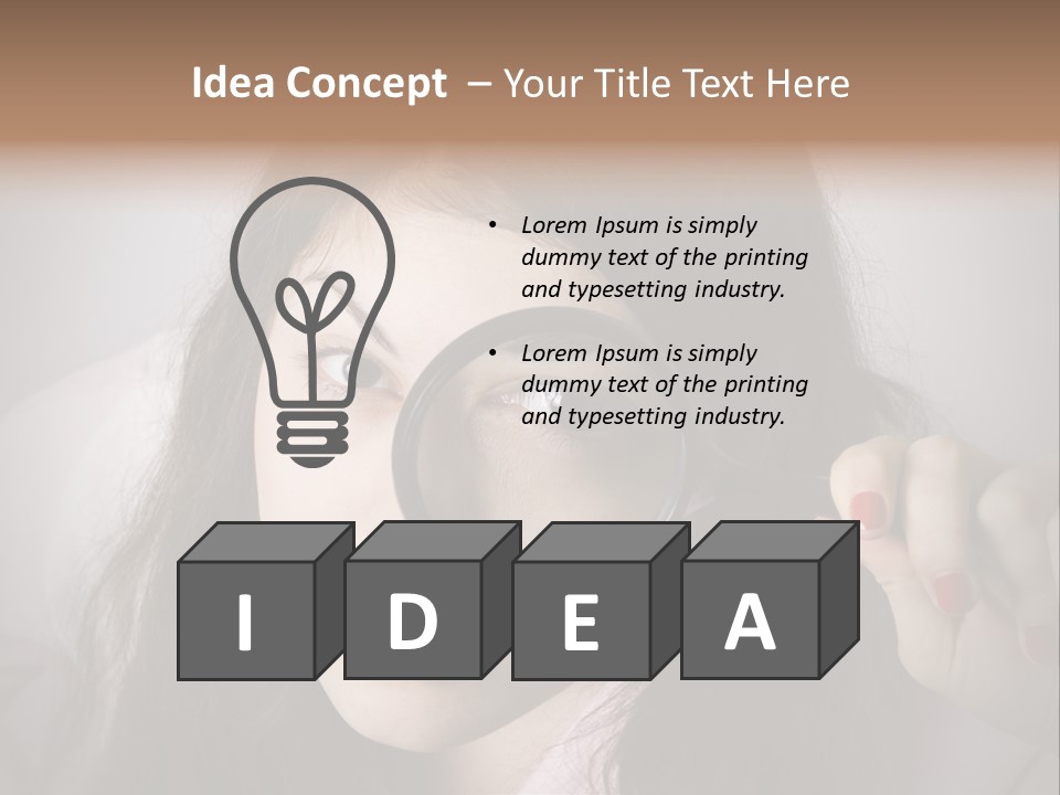 Watching Detail Humor PowerPoint Template