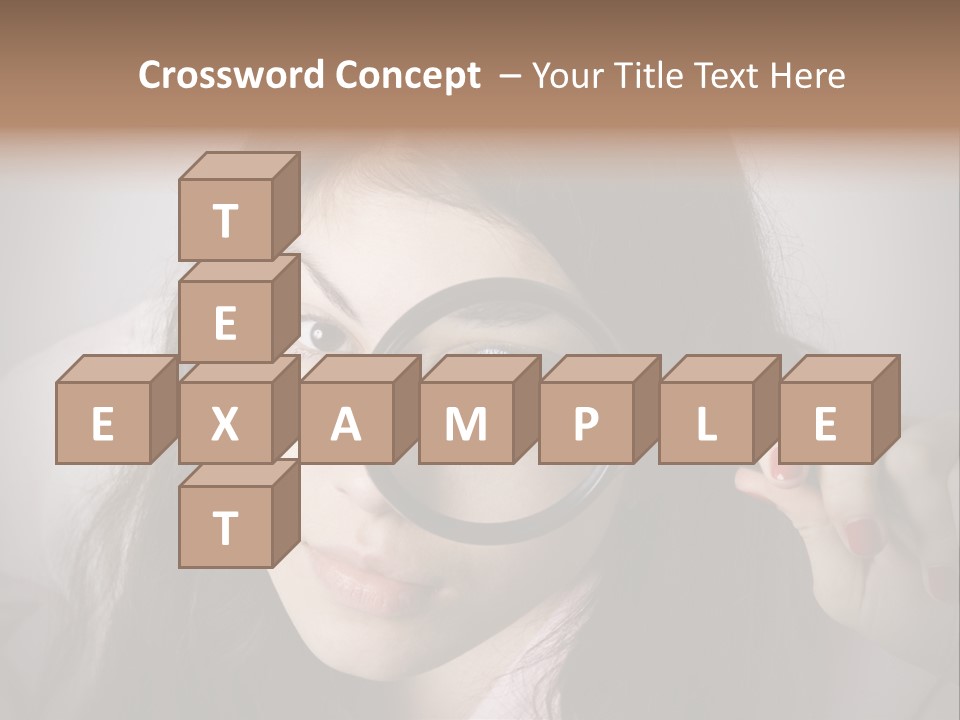 Watching Detail Humor PowerPoint Template