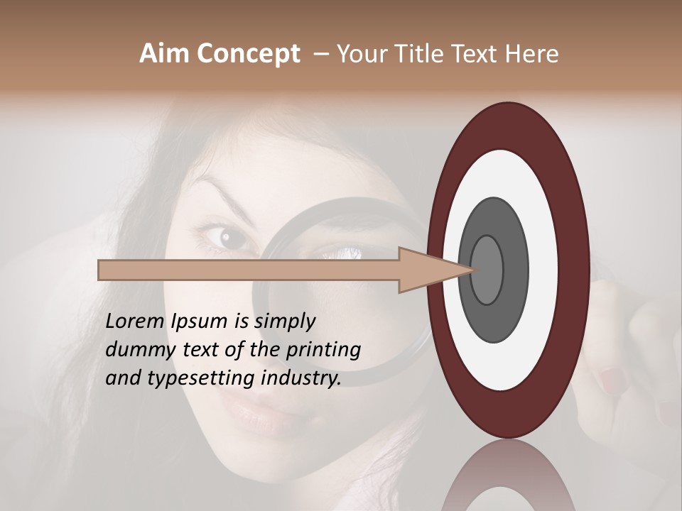 Watching Detail Humor PowerPoint Template