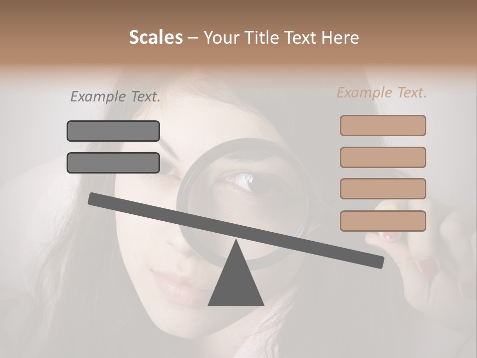 Watching Detail Humor PowerPoint Template