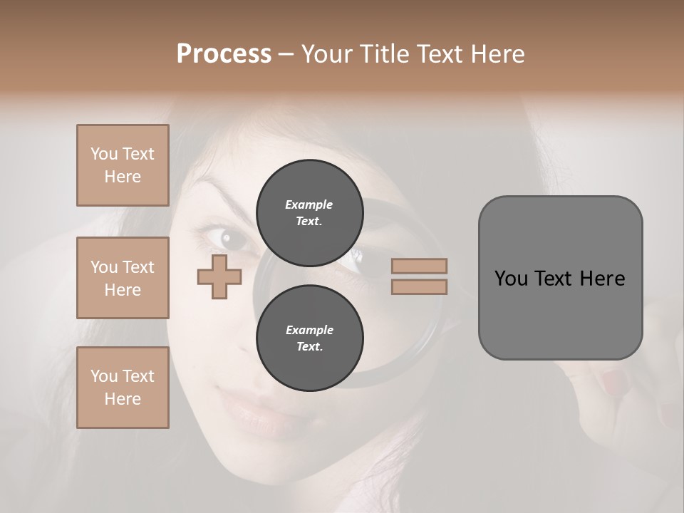 Watching Detail Humor PowerPoint Template