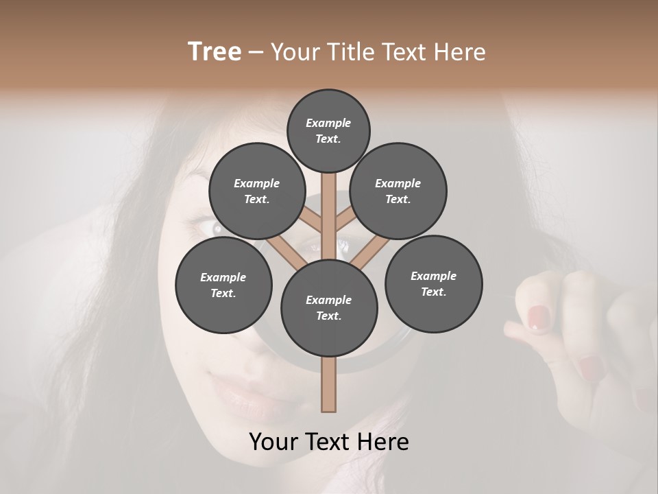 Watching Detail Humor PowerPoint Template