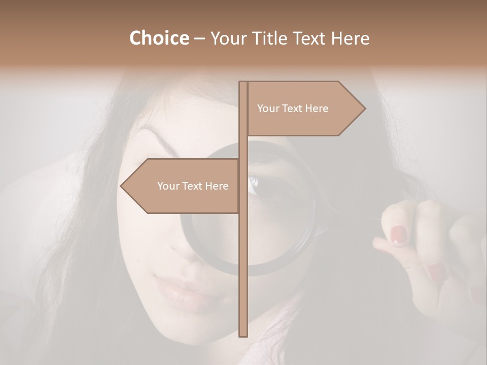 Watching Detail Humor PowerPoint Template